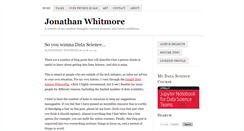 Desktop Screenshot of jonathanwhitmore.com